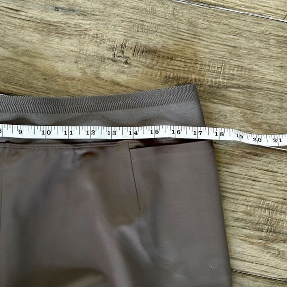 Athleta mushroom 16 Flat front Ankle Straight Leg Trousers - Picture 11 of 12